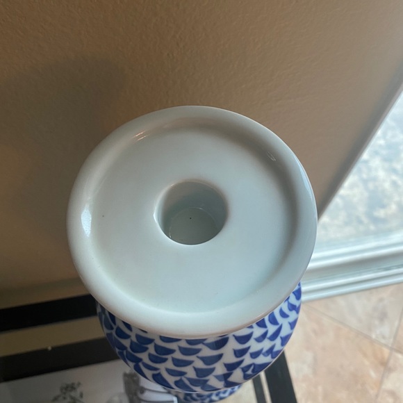 Three Hands Corp Accents Three Hands Corp Ceramic Blue And White